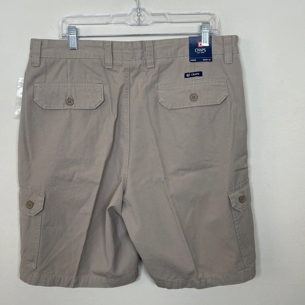 Chaps Mens Khaki Cargo Shorts 38